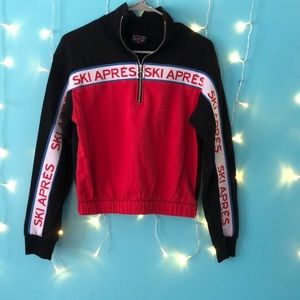 quarter zip pull over